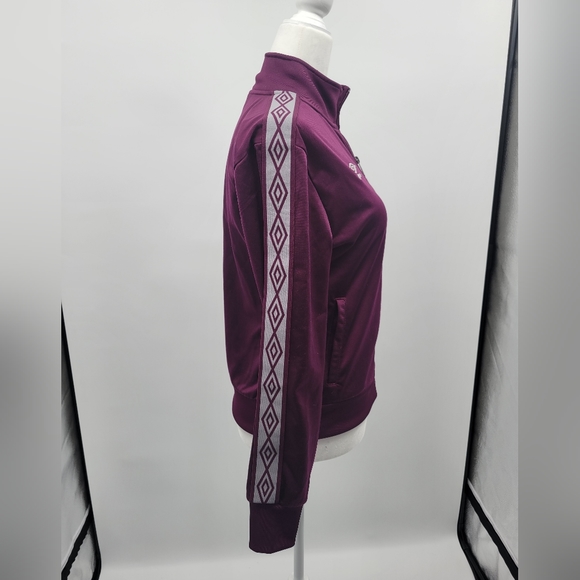 Umbro Maroon Track Jacket, Size Small - Picture 3 of 10